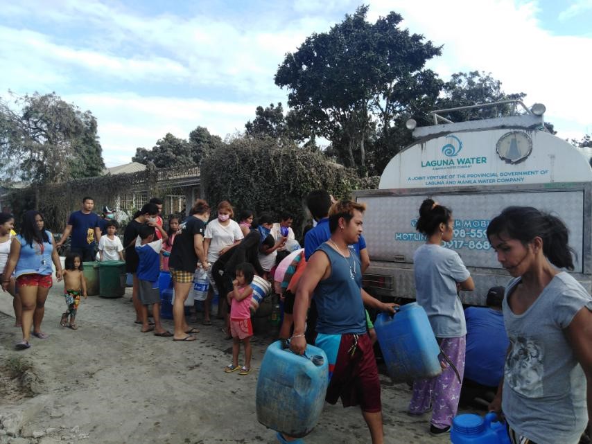 During Taal’s volcanic activity, Laguna Water, along with its parent company, Manila Water, responded to the water needs of the affected communities in Batangas, Cavite, and Laguna.