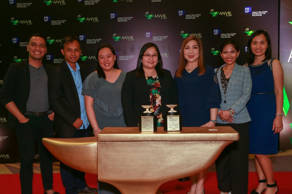 In-photo: Laguna Water (LWC) Communications and Branding Manager Dustin Ibanez, LWC Water Supply Operations Manager Michaerl Cambel, LWC Technical Operations Head Melissa Alcasid, Laguna Vice Governor